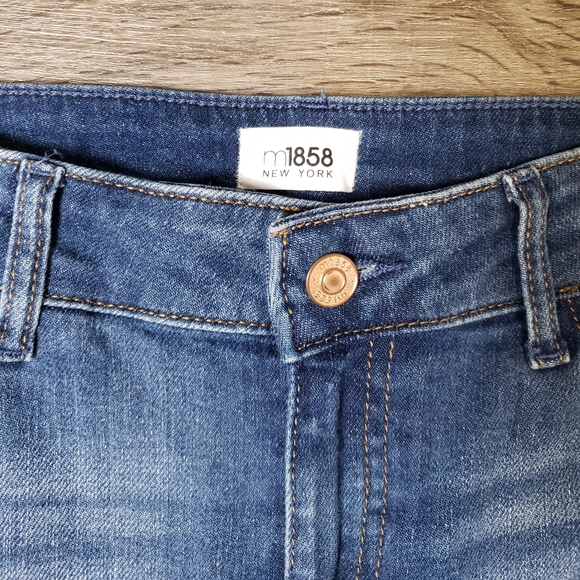 m1858  Embroidered Kristen Ankle Skinny Lapis 4 /‎ 27 - Picture 4 of 10